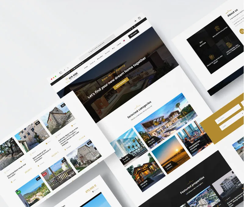 Profesionalna web stranica koja prodaje vaše nekretnine