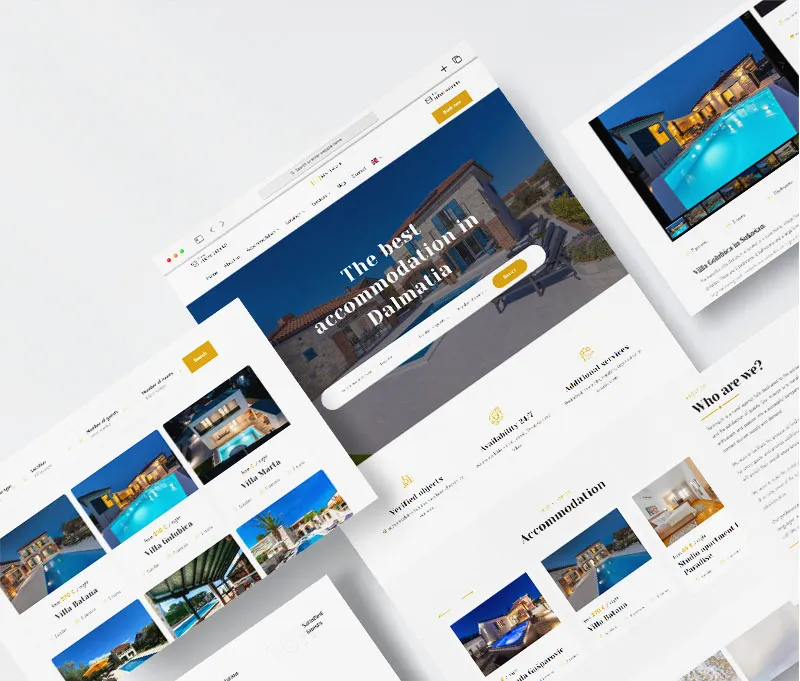 Profesionalna prezentacija za turističku agenciju koja upravlja smještajima