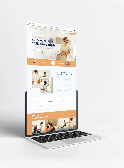 Kako funkcionira web stranica za polikliniku